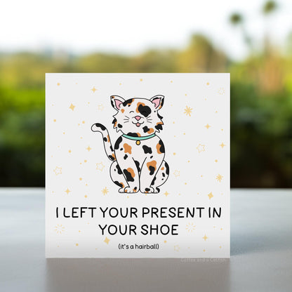 Calico Cat Birthday Card | Calico Cat Greeting Card, Birthday Card for Cat Dad, Birthday Card for Cat Mum, Pet Card, Bday Card From the Cat