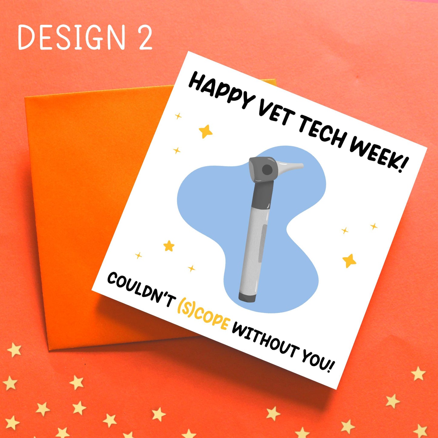 Vet Tech Week Cards, Funny Vet Tech Week 5x5" Thank You Cards *MULTIPACK OF 5* Thank You Vet Techs, Vet Tech Appreciation Gift Vet Tech Week