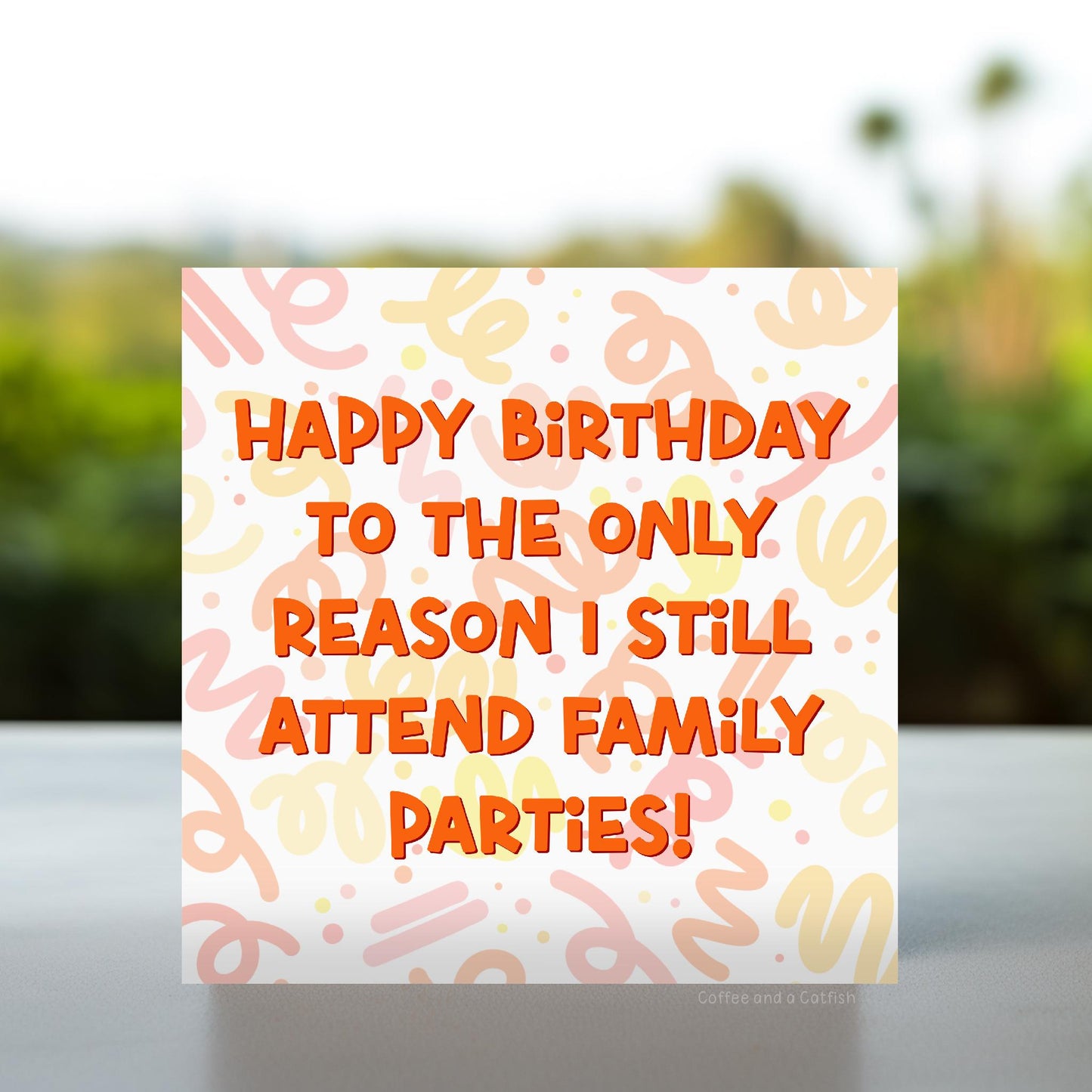 Funny Cousin Birthday Card | To My Fave Relative Card, Cousins Birthday Cards, Favourite Relative Birthday, Cousin Birthday, Best Relatives