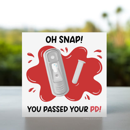 Veterinary Nurse Professional Discussion Pass Card | Well Done Vet Nurse, Well Done on Passing Your PD Veterinary, Veterinary Nursing Cards
