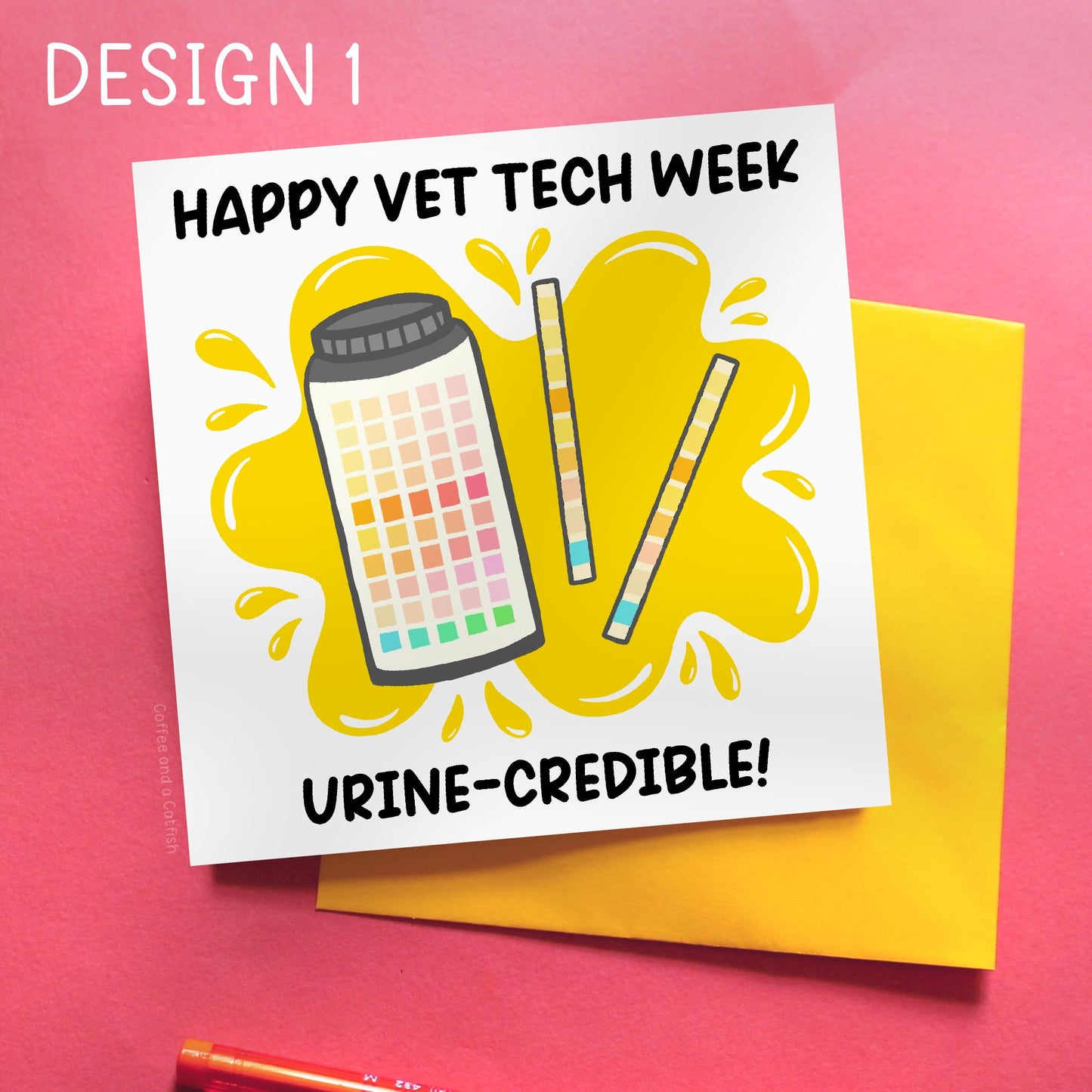 Vet Tech Week Cards, Funny Vet Tech Week 5x5" Thank You Cards *MULTIPACK OF 5* Thank You Vet Techs, Vet Tech Appreciation Gift Vet Tech Week