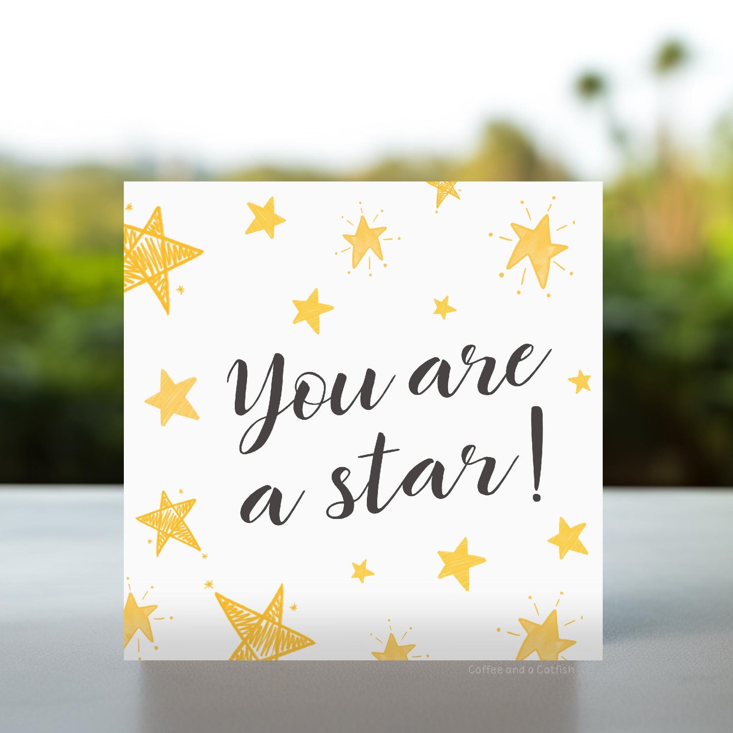 You Are A Star Card | Thank You So Much Card, You are Amazing, Congratulations, Proud Of You, Friend Appreciation Card, You're a Super Star