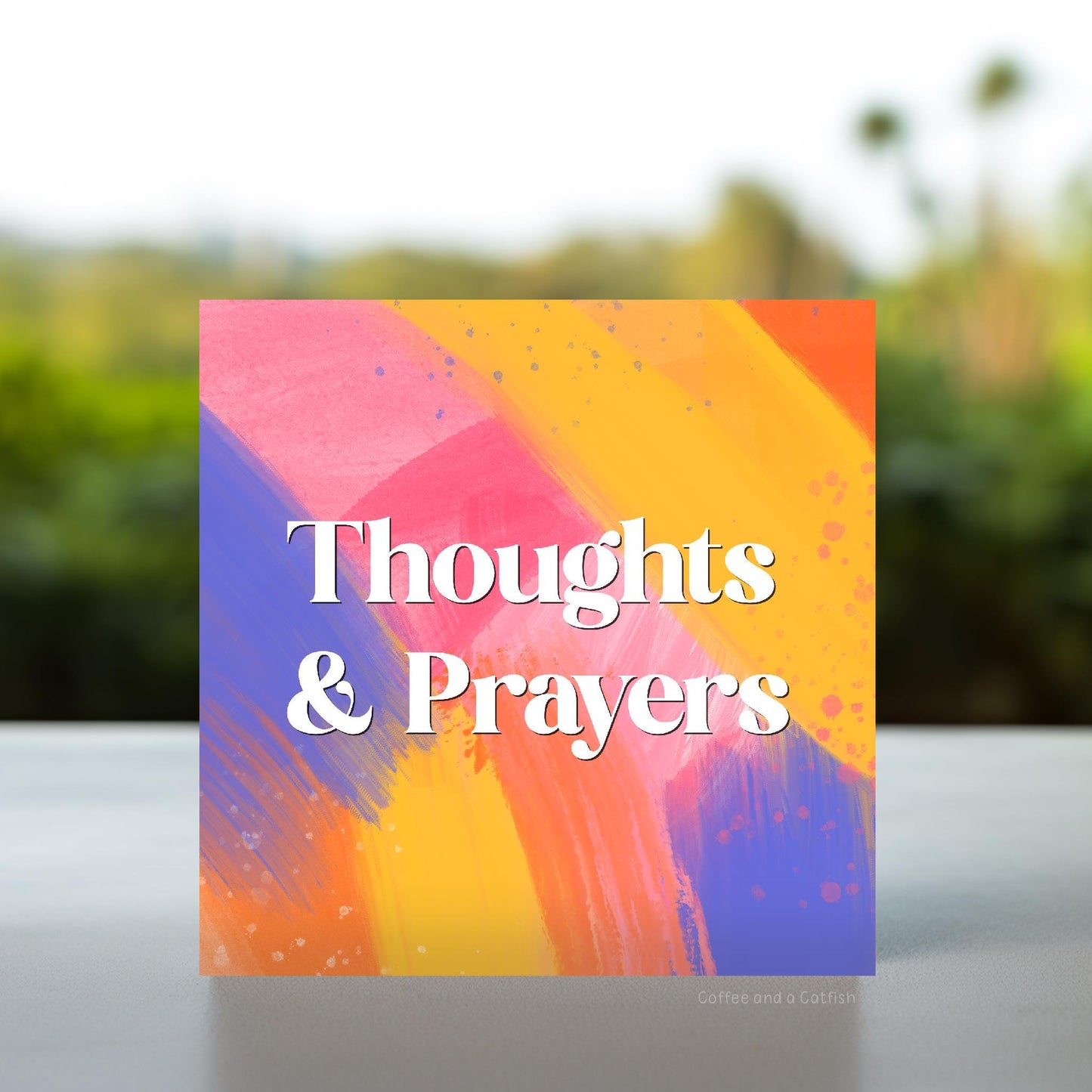 Sending Thoughts and Prayers Card | You Are In Our Thoughts And Prayers Card, Unique Sympathy Cards,  Praying for You Card, Well Wishes