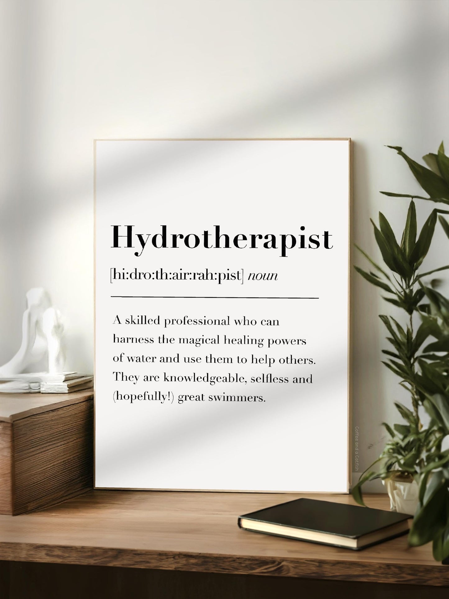 Hydrotherapist Definition Print | Hydrotherapy Gifts, Hydrotherapist Gift, for Hydrotherapist, Hydrotherapist Gift Ideas, Hydrotherapy Print