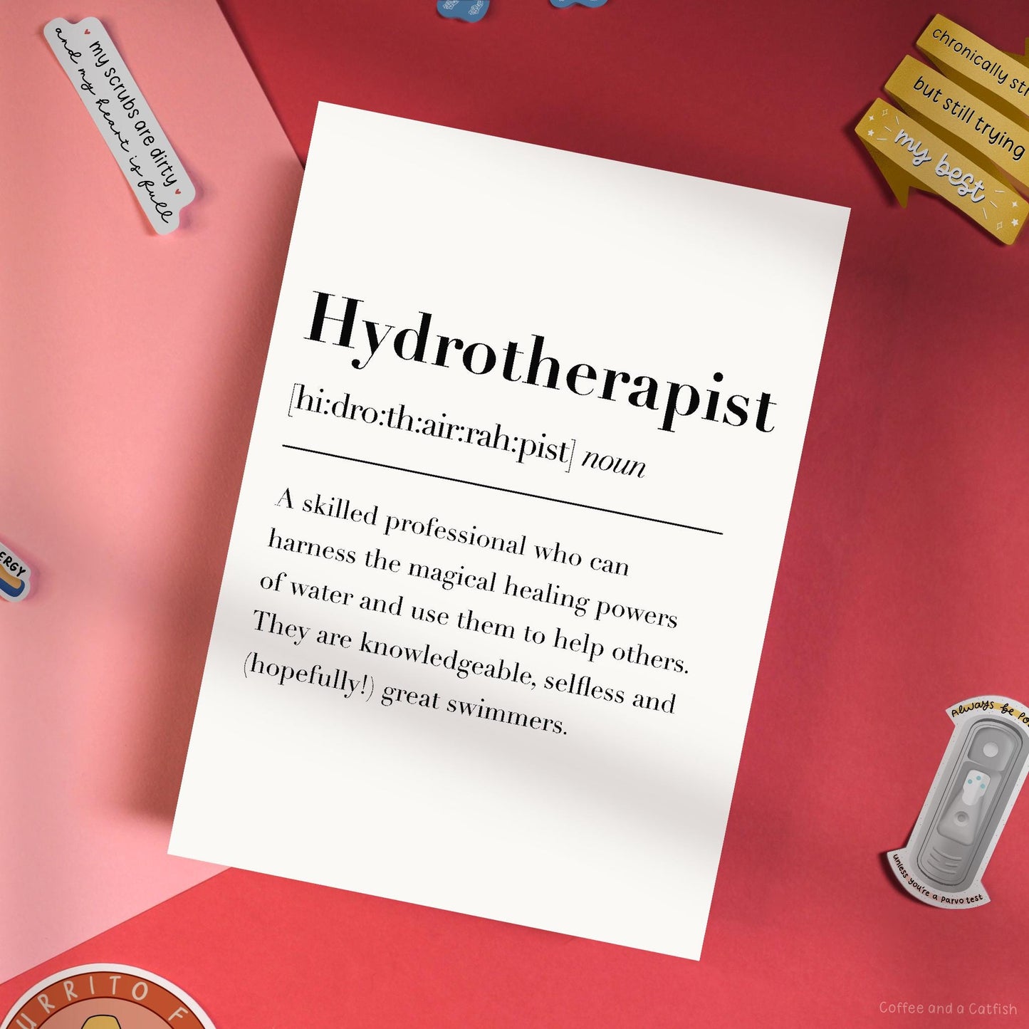 Hydrotherapist Definition Print | Hydrotherapy Gifts, Hydrotherapist Gift, for Hydrotherapist, Hydrotherapist Gift Ideas, Hydrotherapy Print