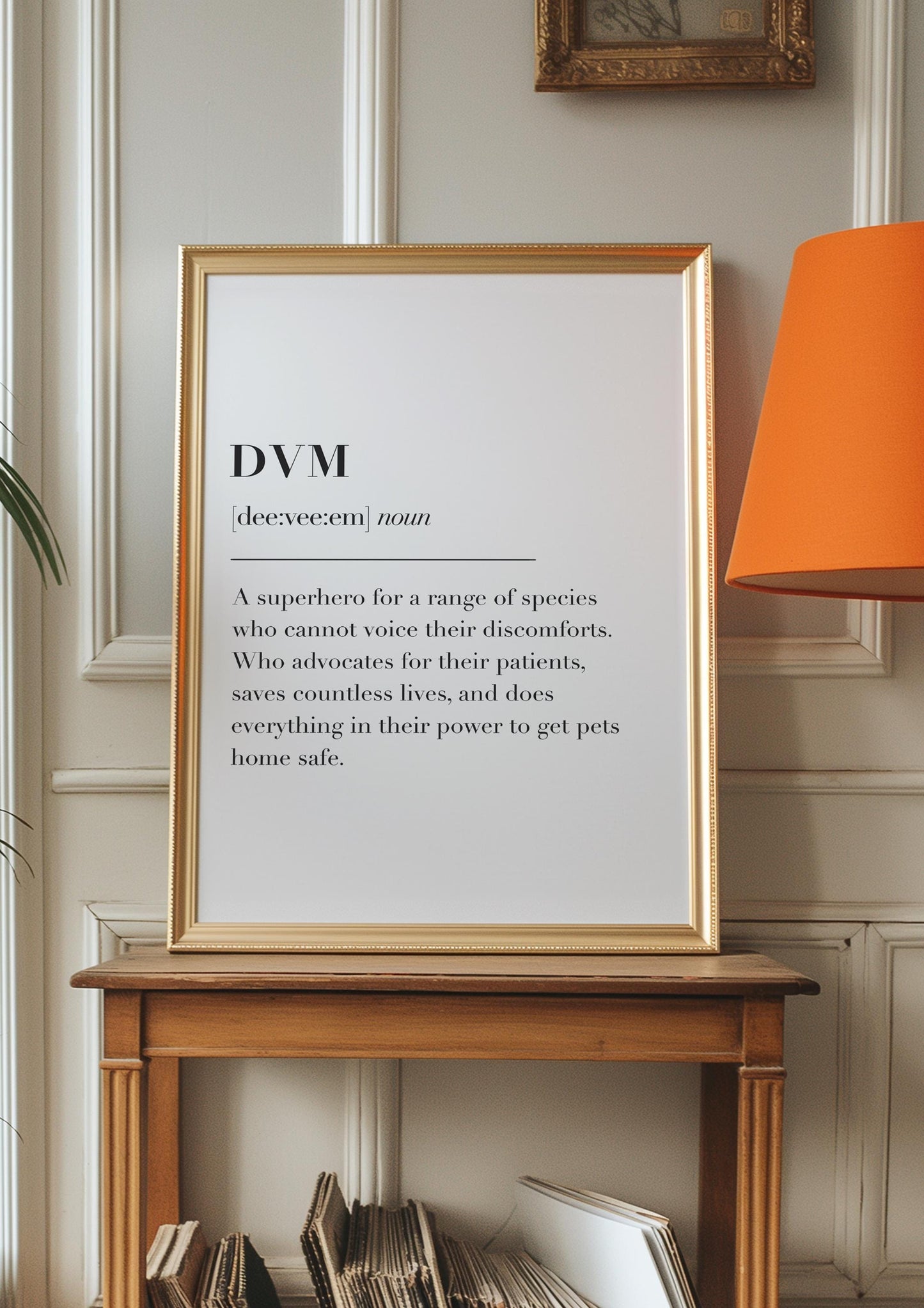 DVM Definition Print | Veterinarian Definition Print, DVM Gift, Thank You Vet Gift, Veterinarian Gift, Veterinary Surgeon Gift