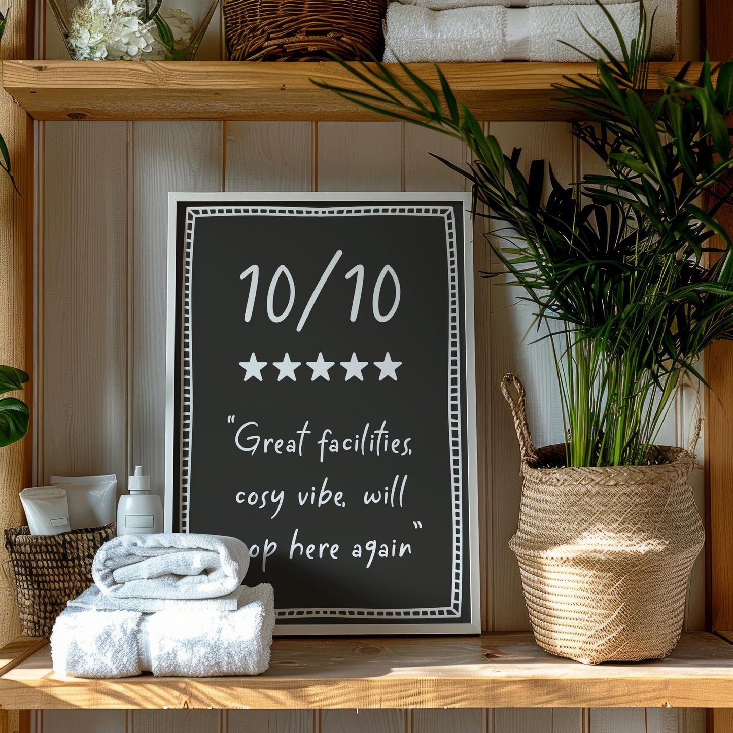 10/10 Toilet Review Funny Sign | Hilarious Loo Sign, A3 A4 A5 Toilet Print, Downstairs Toilet Prints, Cheeky Toilet Review, Bathroom Jokes