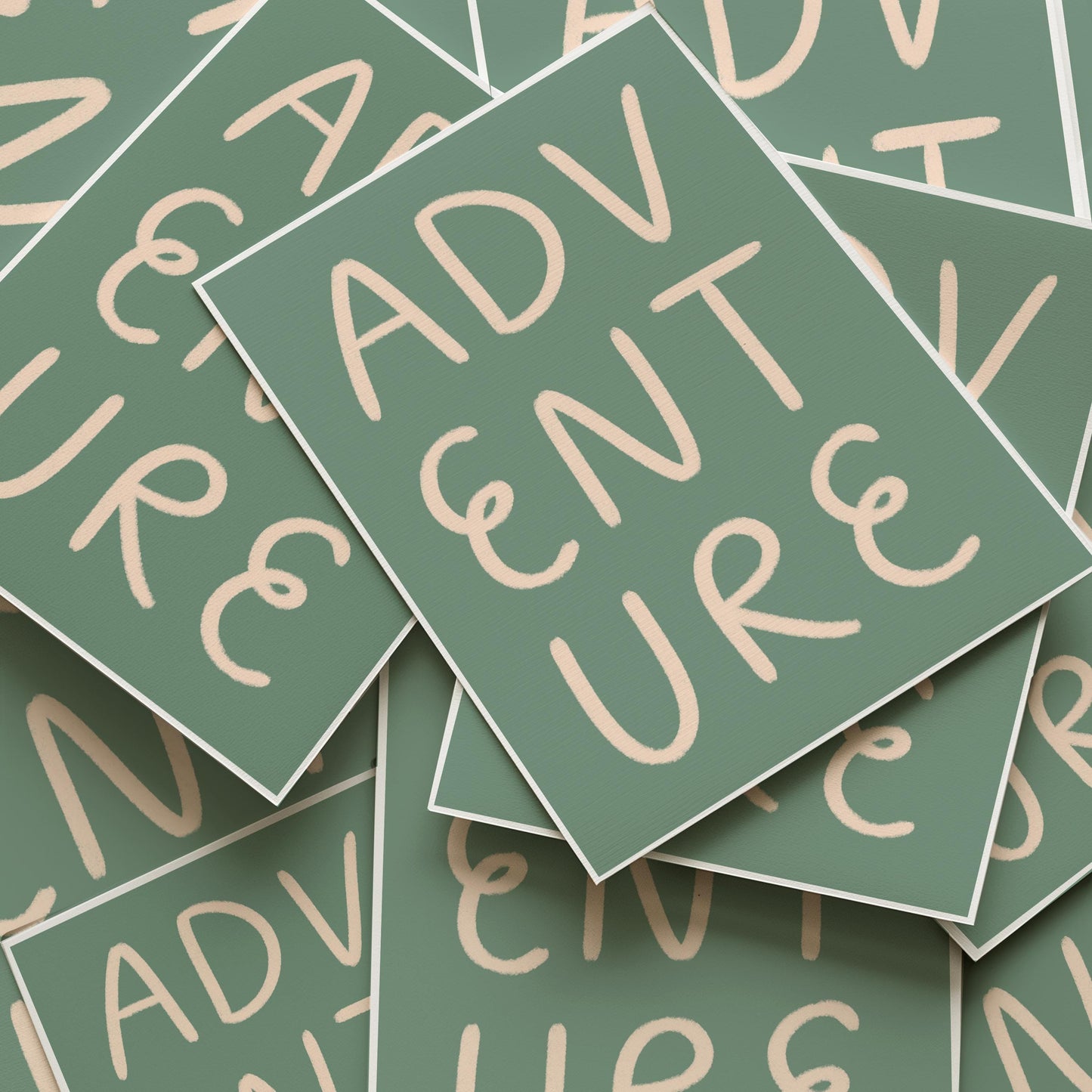 Adventure Awaits Sage Green Nursery Print | Green Playroom Prints, Green Typography Print, Green Boys Bedroom Print, for Sage Green Playroom