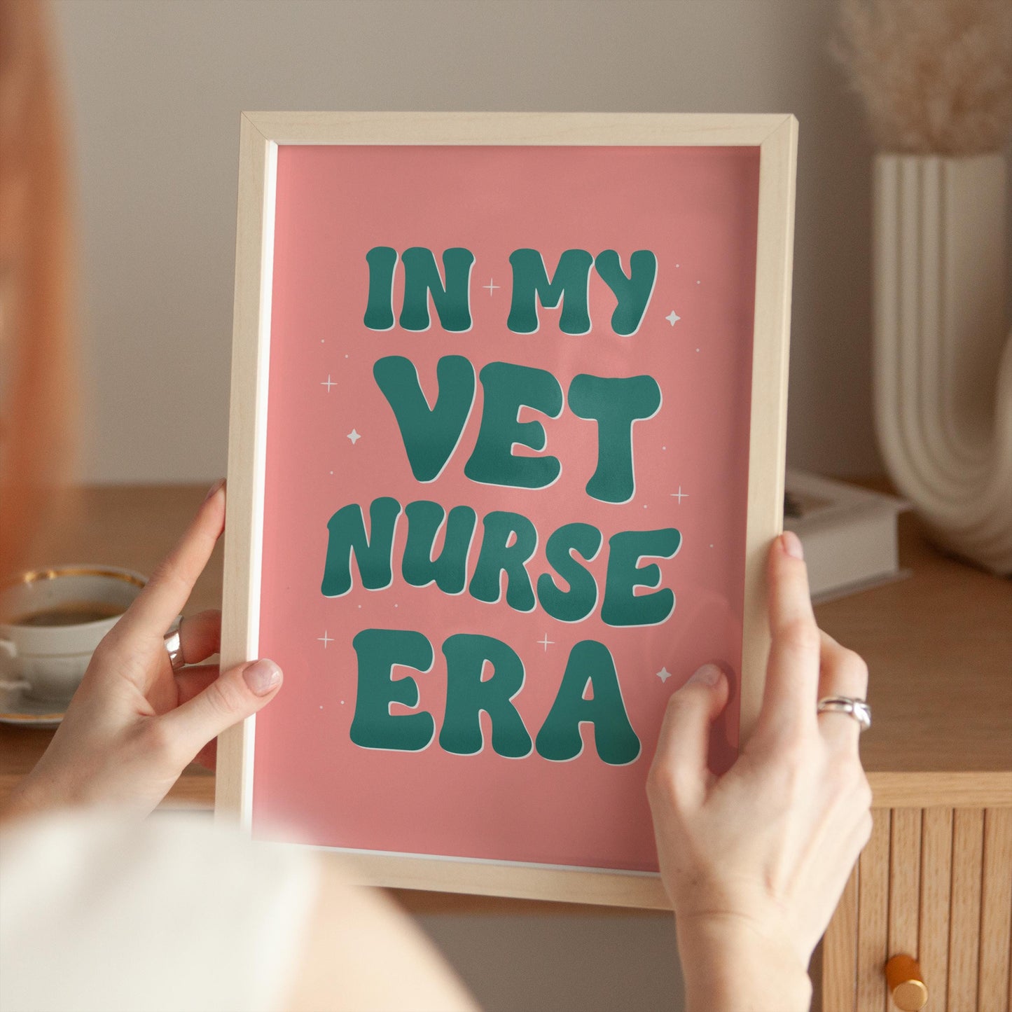 In My Vet Nurse Era | Veterinary Nurse Prints, Vet Nurse Print, Veterinary Nursing Gifts, Vet Nursing Gifts, Vet Tech Print, Vet Med Gift