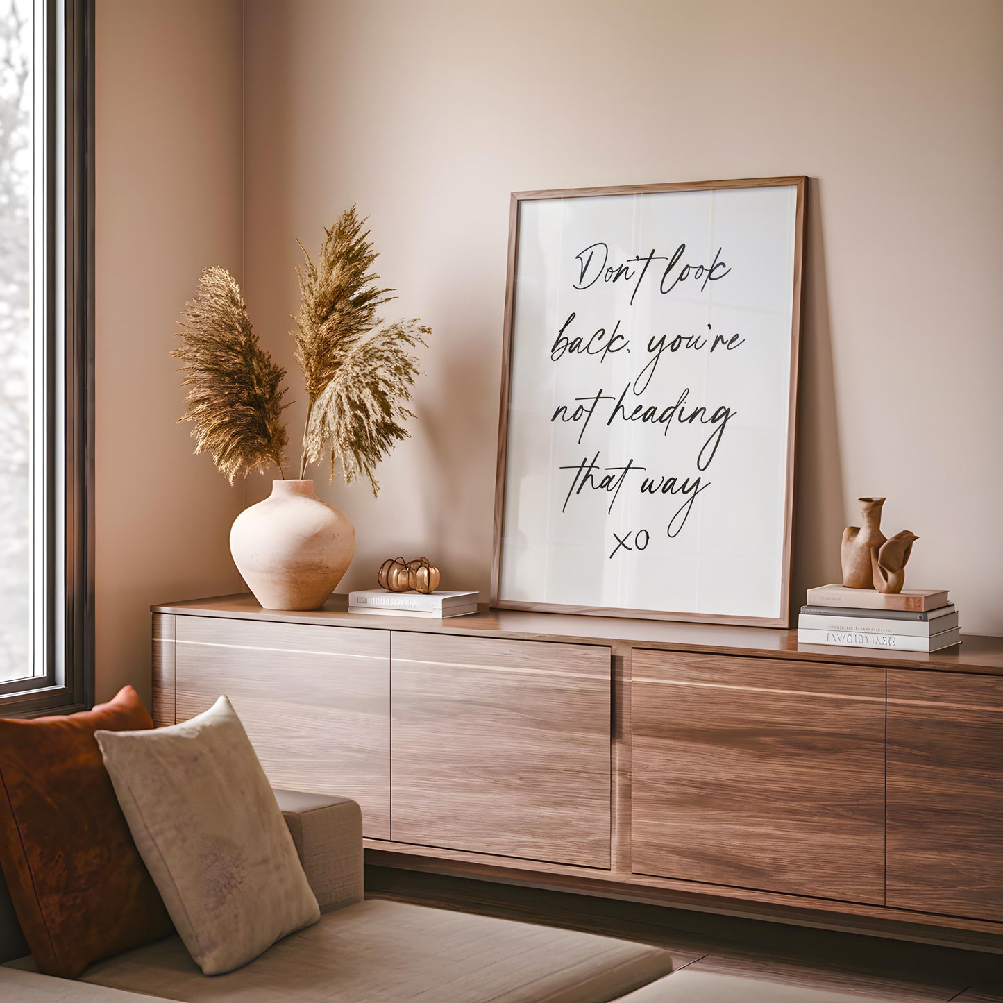 Don't Look Back Print | Stop Looking Back Print, Quote Print, Quote Wall Art, Quote Gift Idea, Print for the Home, Office Decor for Women