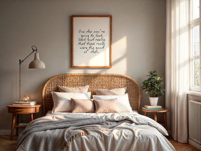These are the Good Old Days Print | Living Room Poster, Hallway Typography Print, Aesthetic Wall Art, New Home Gift, Housewarming Gift Ideas