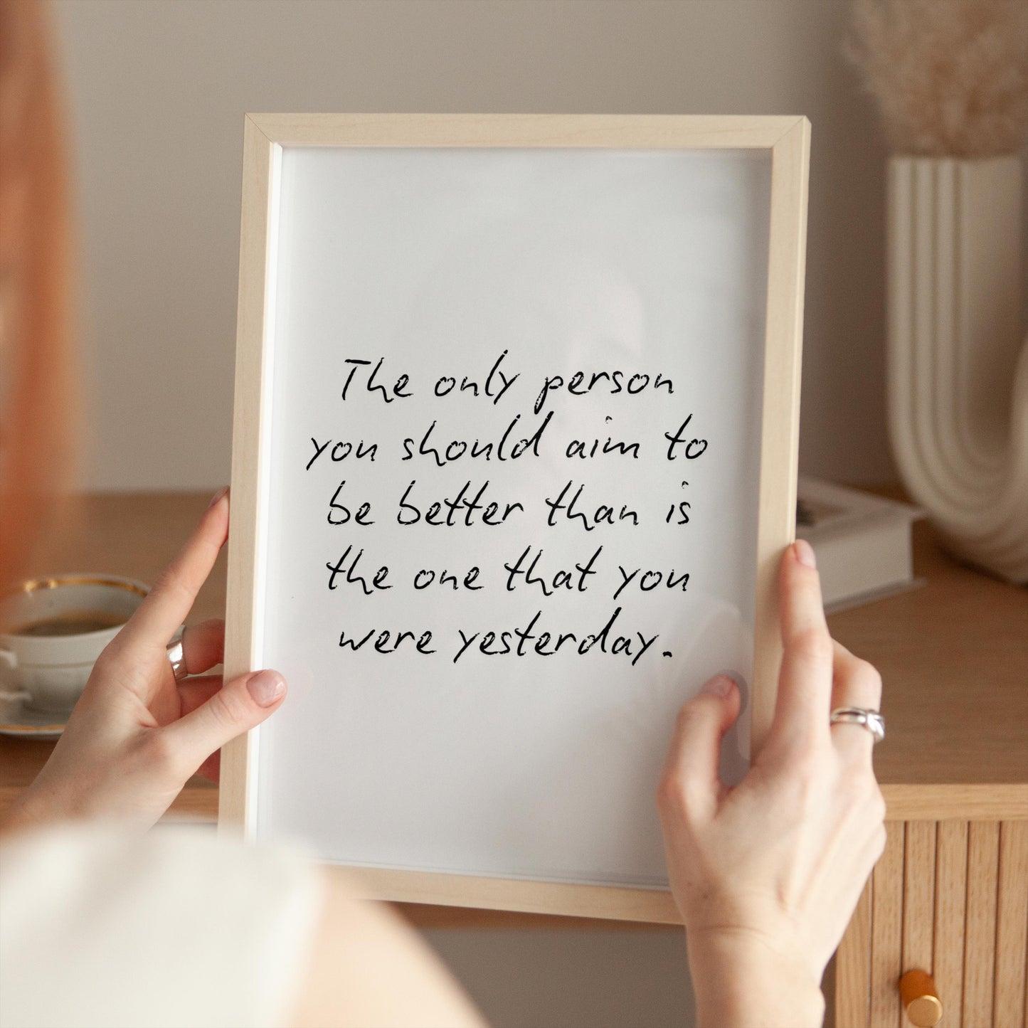 Don't Compare Print | Motivational Prints, Inspirational Prints, Keep Going Wall Art, Comparison Is The Thief of Joy Print, Positive Poster