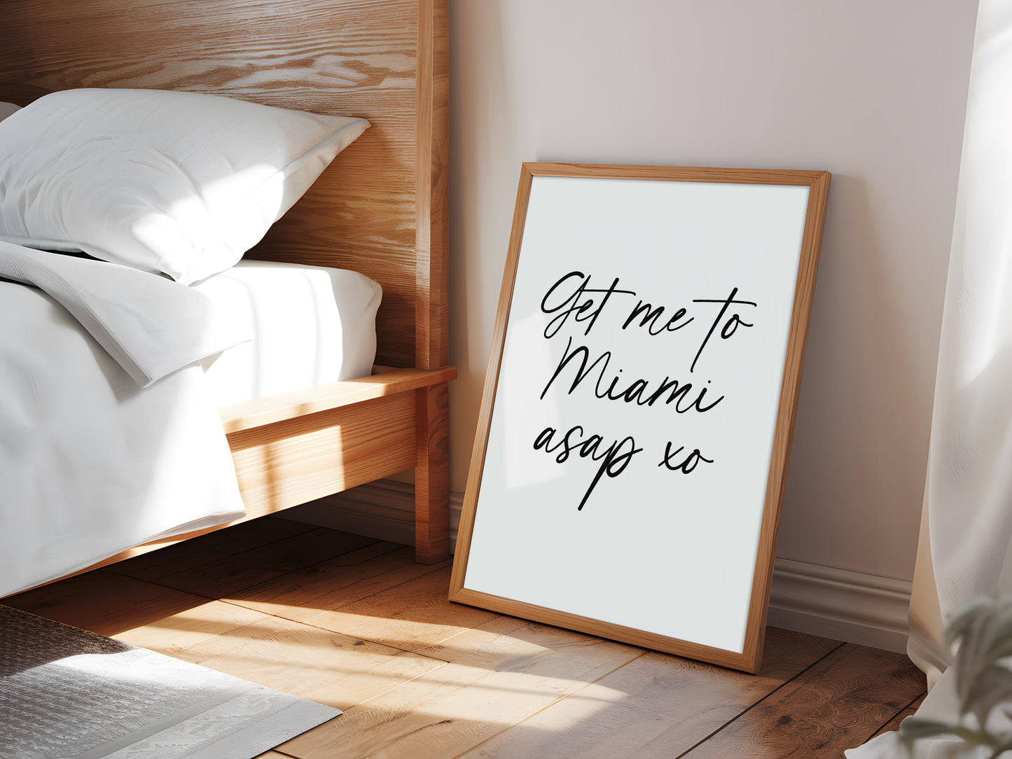 Miami Wall Art Print | Travel Print, Holiday Print, Black and White Travel Print, Travel Lover Quote, Travel Definition Print, Travelling