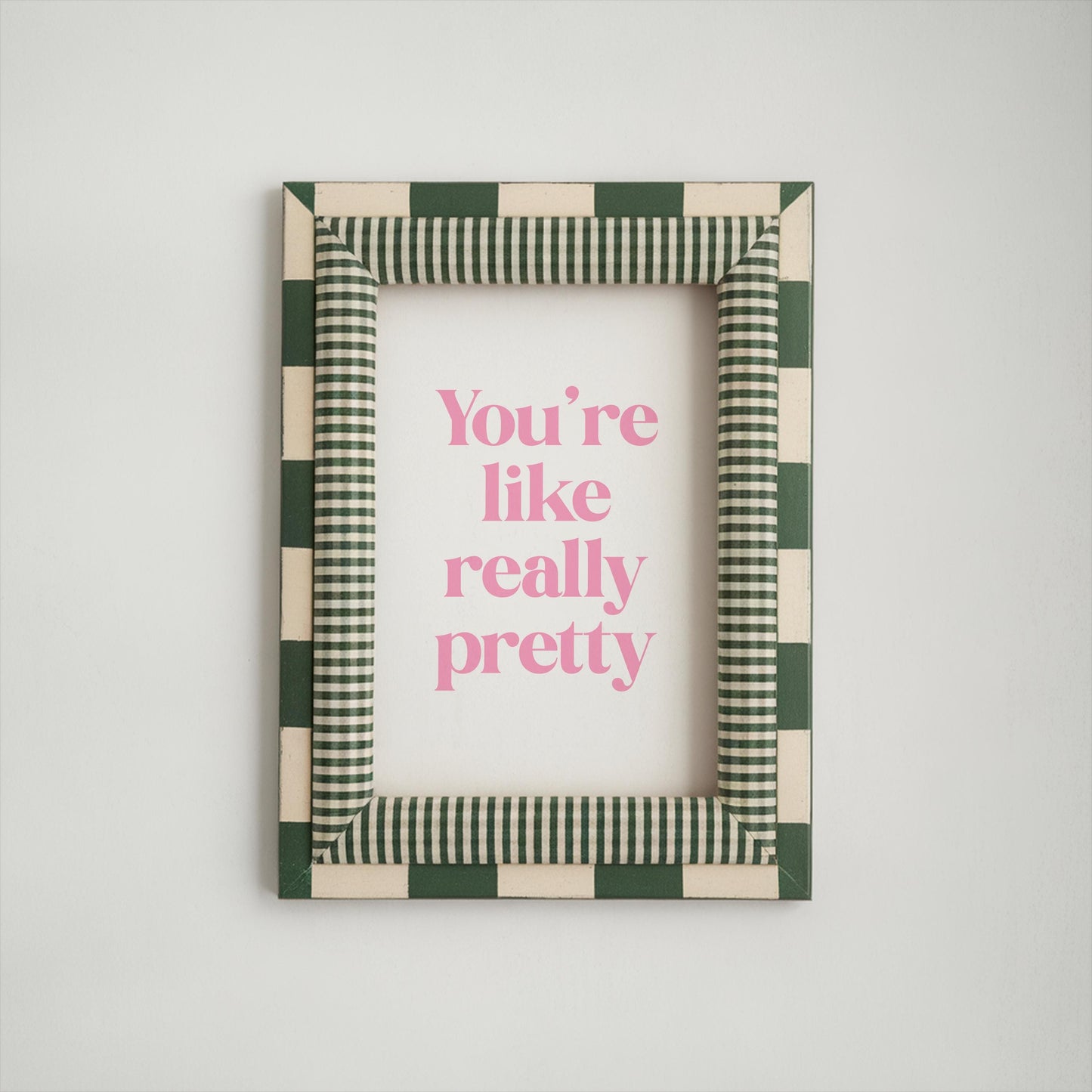 You're Like Really Pretty Print | You're Really Pretty Pink Bathroom Print, Girly Bathroom Print, Mean Girls Quote Print, Pink Bedroom Art