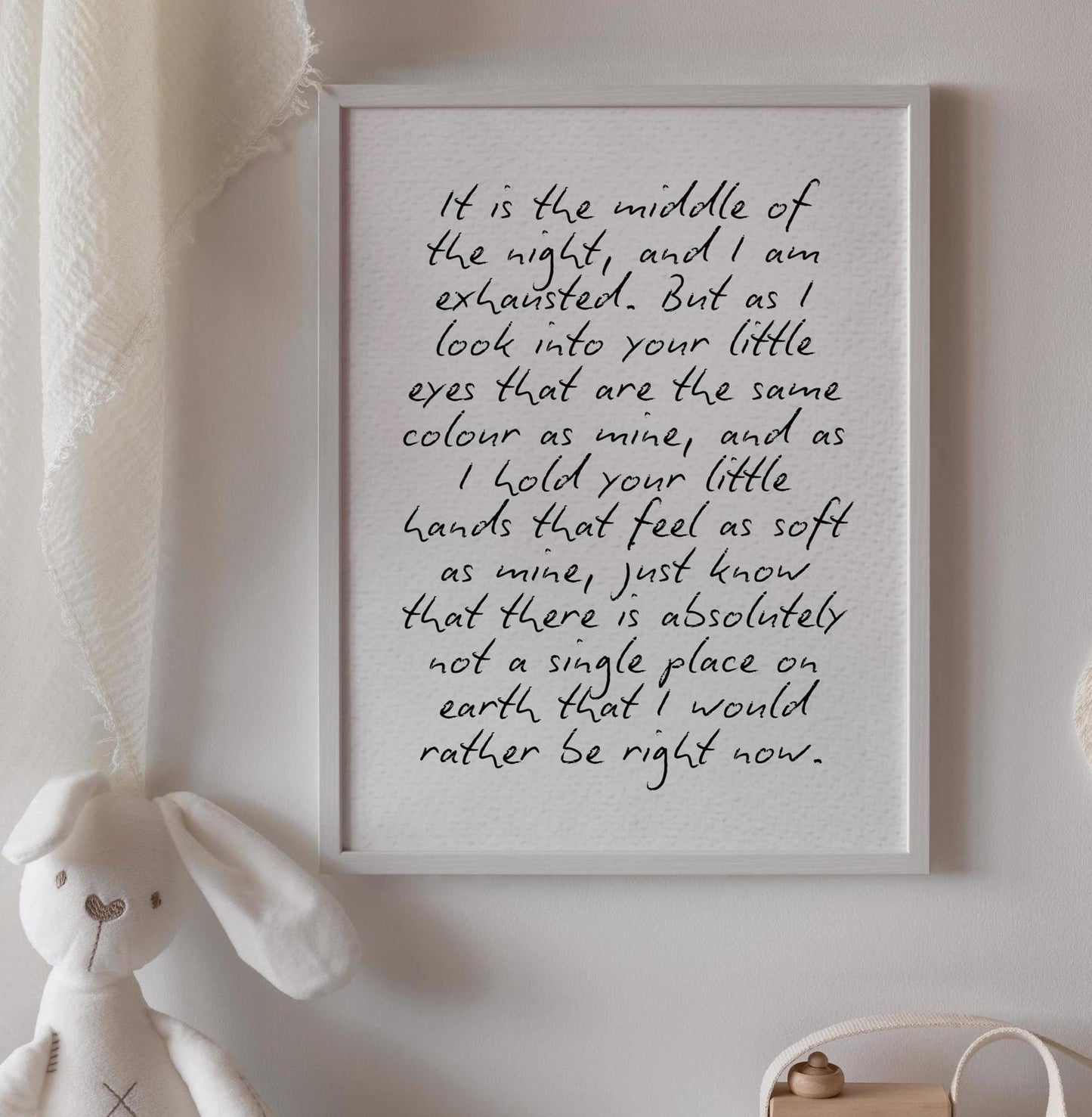 Feeding Baby Poem Print | Sentimental Baby Shower Gifts, Emotional Nursery Print, Personal Nursery Wall Art, Motherhood Fatherhood Poetry