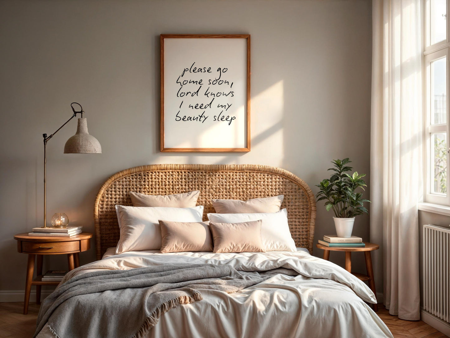 Need My Beauty Sleep Print | Funny Please Go Home Print, Please Leave By 9pm Print, I Need Sleep Print, If You Love Me Let Me Sleep Print