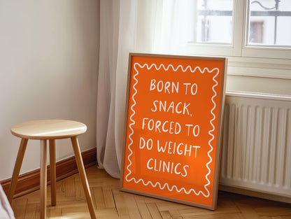 Weight Clinics | Funny Veterinary Nurse Print, Vet Nurse Gift, Veterinary Gift, Vet Clinic Decor, Vet Tech Wall Art, Vet Tech Gift, Funny