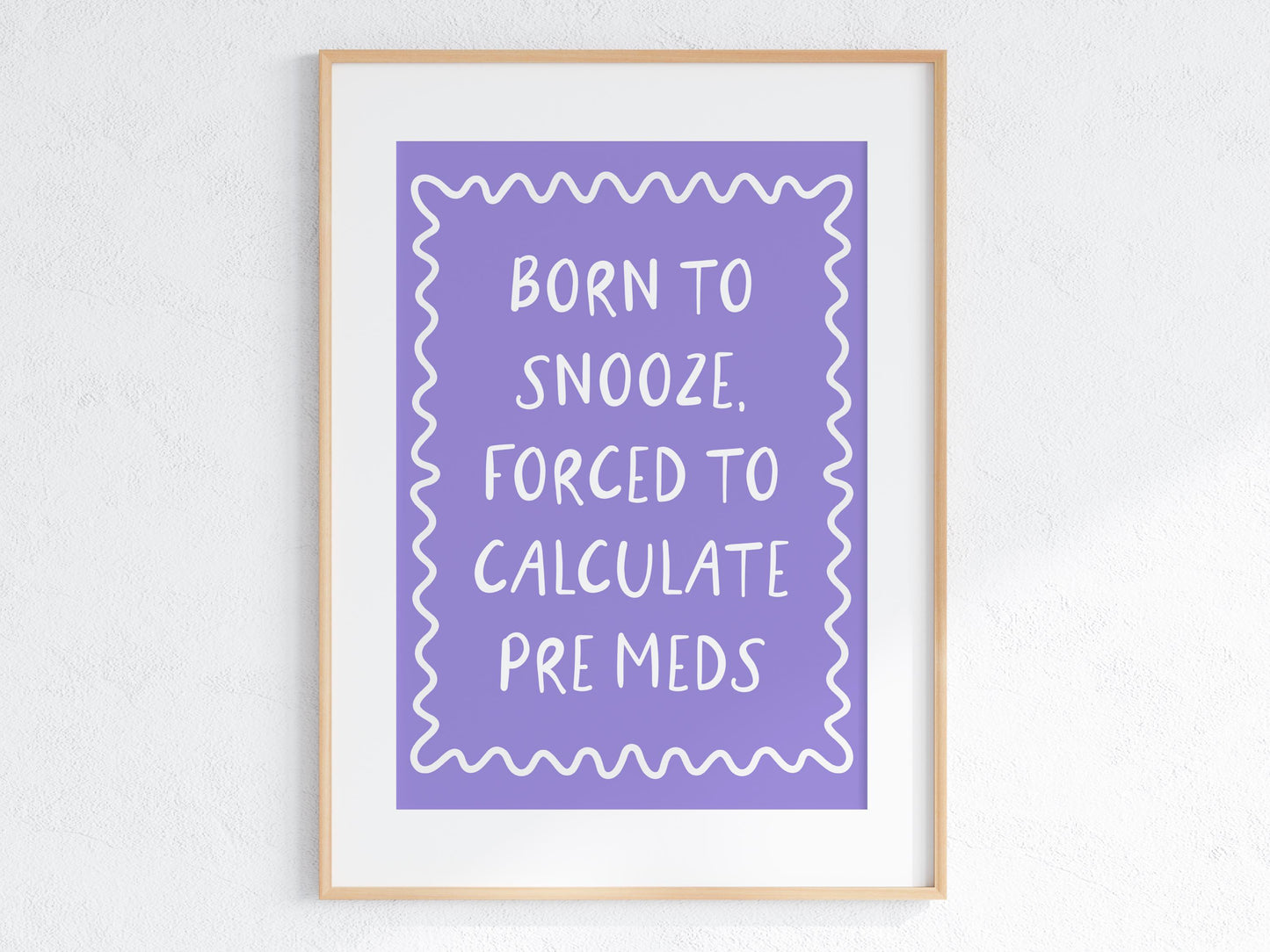 Pre-Meds | Funny Veterinary Print, Funny Vet Nurse Print, Vet Nurse Gift, Student Vet Nurse Gift, For Veterinary Nurse, For Vet, For SVN RVN