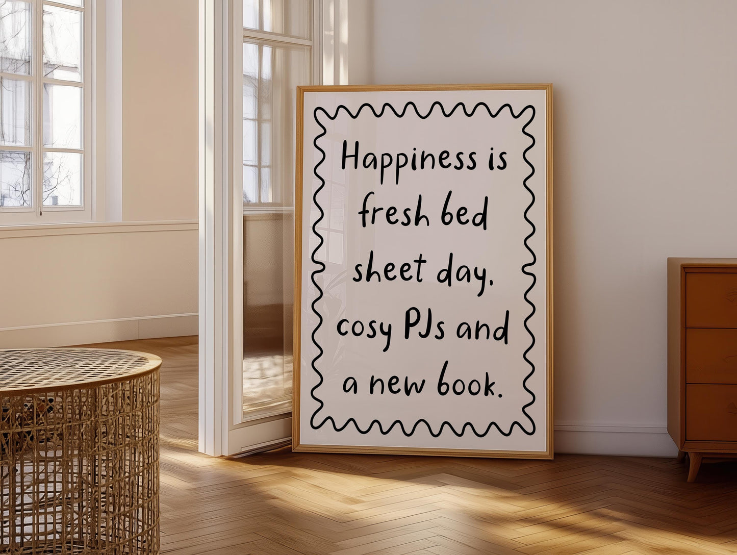 Fresh Bedsheets New Book Poster | Bookish Themed Print, Girly Reading Print, Love to Read Print, Bookish Poster, One More Chapter Poster