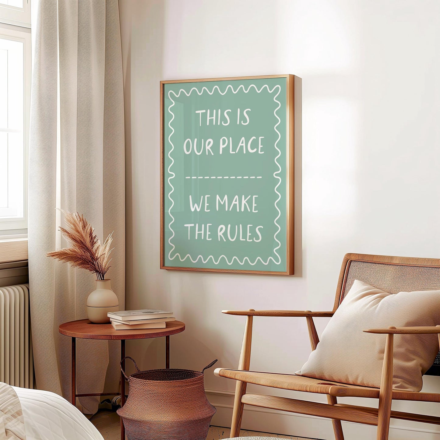 This Is Our Place We Make The Rules Print | Taylor Swift Lyric Print, TTPD Lyric Print, Swift Lyric Wall Art, Lover Lyric Print, Taylor Eras