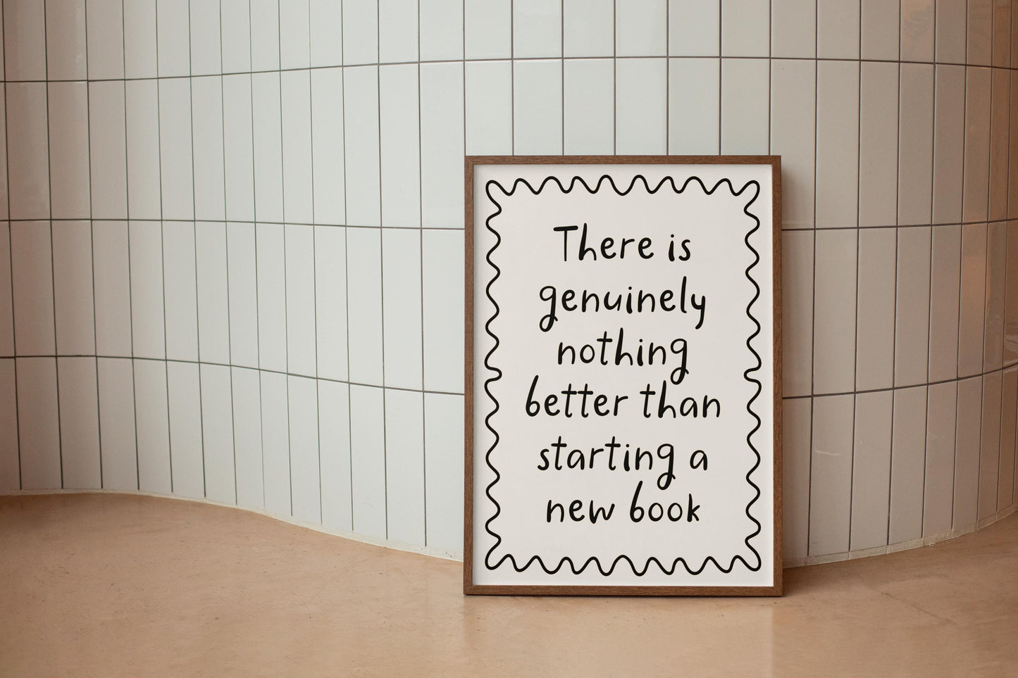 Nothing Better Than a New Book Print | Reading Wall Art, Book Wall Art, Book Club Print, Reading Wall Art Decor, Cute Gift For Book Lovers