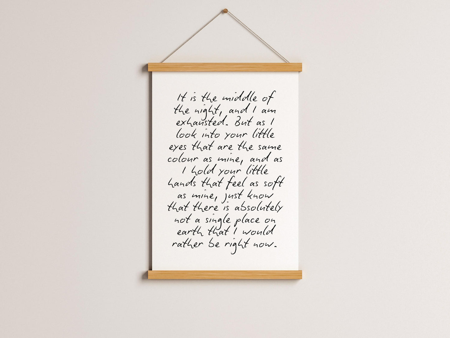 Feeding Baby Poem Print | Sentimental Baby Shower Gifts, Emotional Nursery Print, Personal Nursery Wall Art, Motherhood Fatherhood Poetry