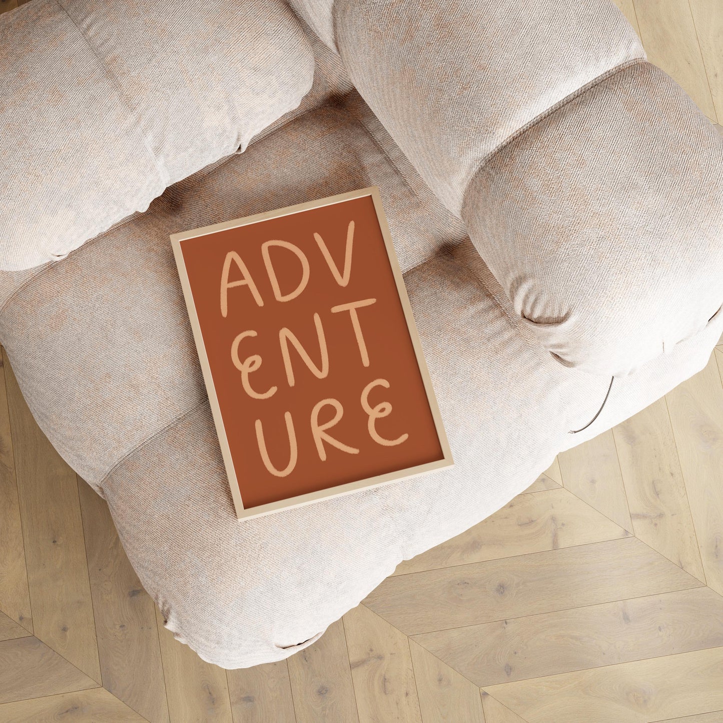 Warm Brown Adventure Print | Neutral Home Decor, Warm Brown Living Room Print, Warm Office Prints, Boho Office Print, Boho Living Room Decor