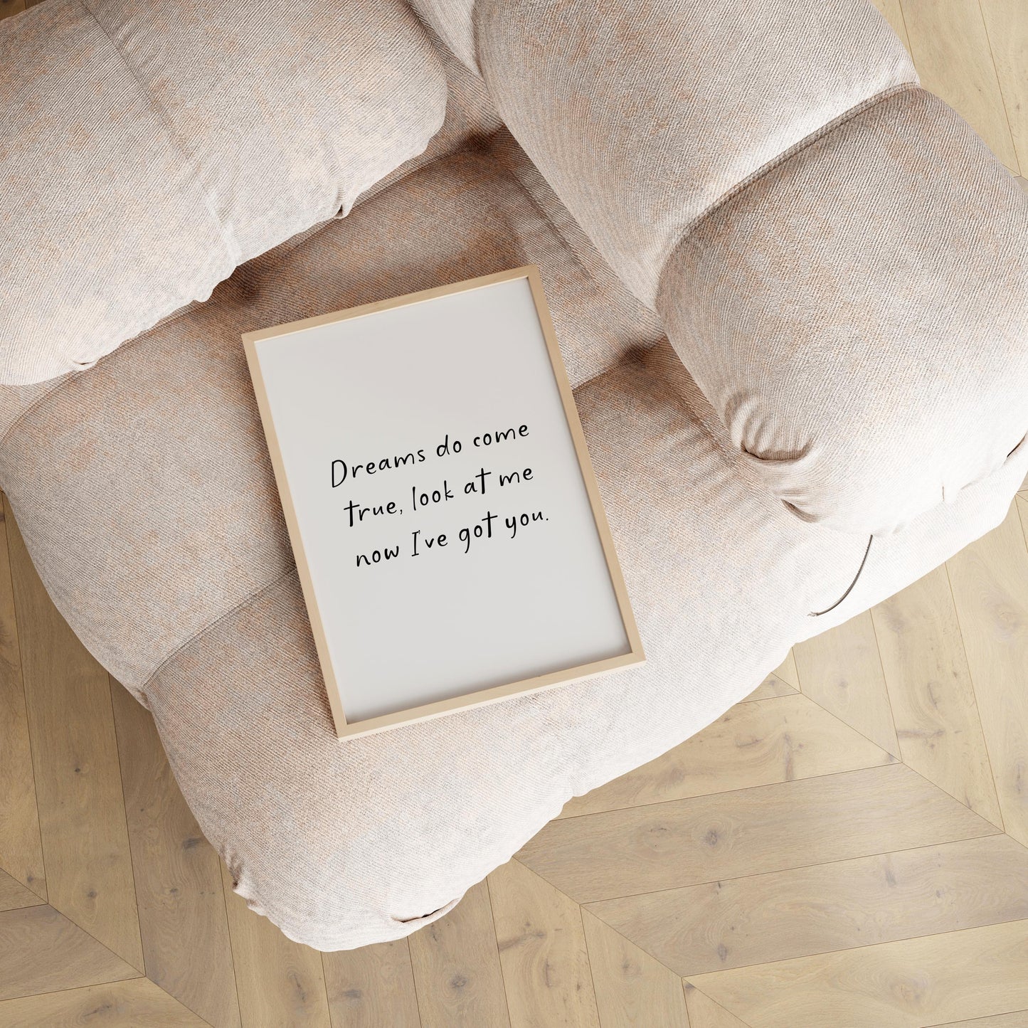 Dreams Do Come True Nursery Print | Cosy Nursery Print, Cute Wall Art for Above Cot, A3 A4 A5 Nursery Quote Print, Custom Nursery Art Prints
