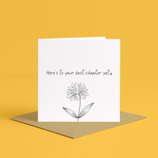 Best Of Luck Card | Simple new job card, Good luck, Cute good luck card, New chapter good luck card, proud friendship encouragement card
