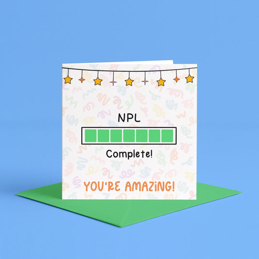 Card for student vet nurse | NPL complete, Student vet nurse log, SVN card, Veterinary Nursing progress log finished, well done SVN cards