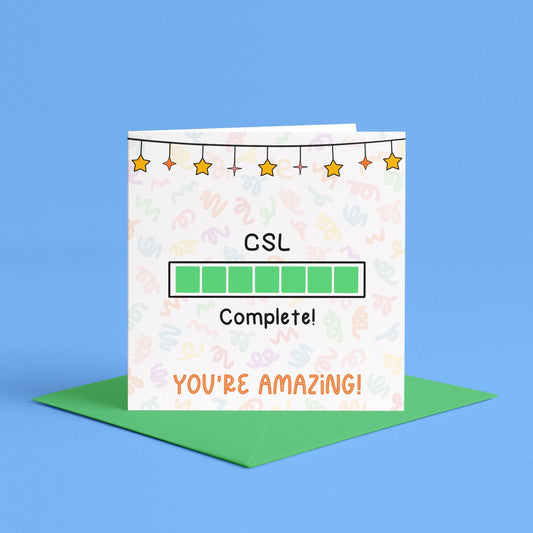 Central Skills Log Complete Card | CSL Finished Card for Student Veterinary Nurse, SVN Cards, Vet Nurse Graduation, Well Done Vet Nurse SVN