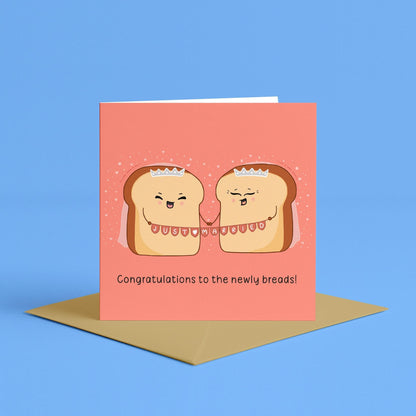 Mrs and Mrs wedding card | LGBT Wedding Card, Her and Her Wedding Card, Bride and Bride Wedding Card, Lesbian Wedding Congratulations Card
