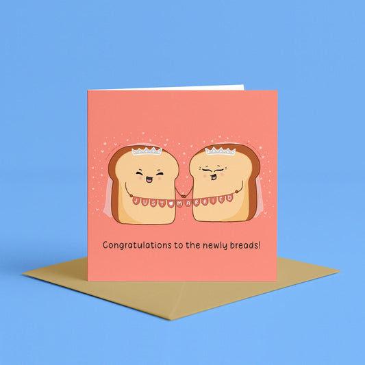 Mrs and Mrs wedding card | LGBT Wedding Card, Her and Her Wedding Card, Bride and Bride Wedding Card, Lesbian Wedding Congratulations Card