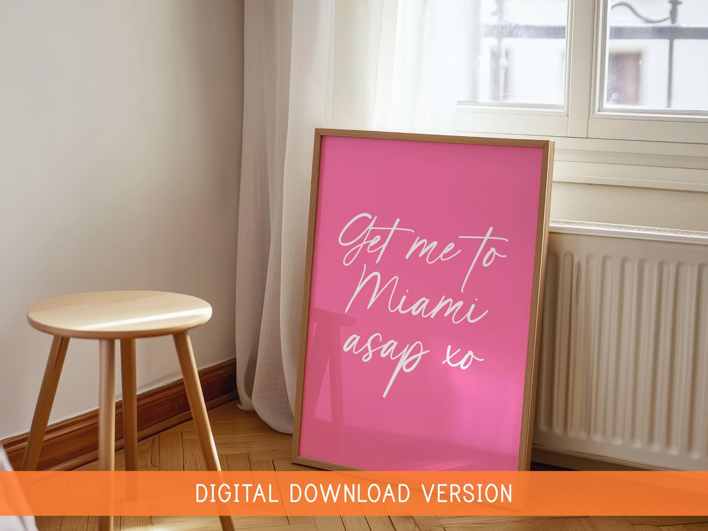 Get Me To Miami ASAP Print DIGITAL DOWNLOAD