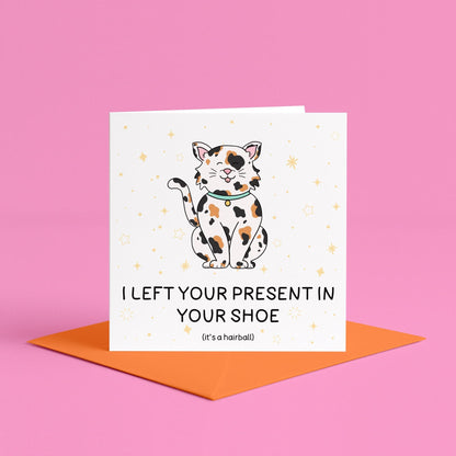 Calico Cat Birthday Card | Calico Cat Greeting Card, Birthday Card for Cat Dad, Birthday Card for Cat Mum, Pet Card, Bday Card From the Cat