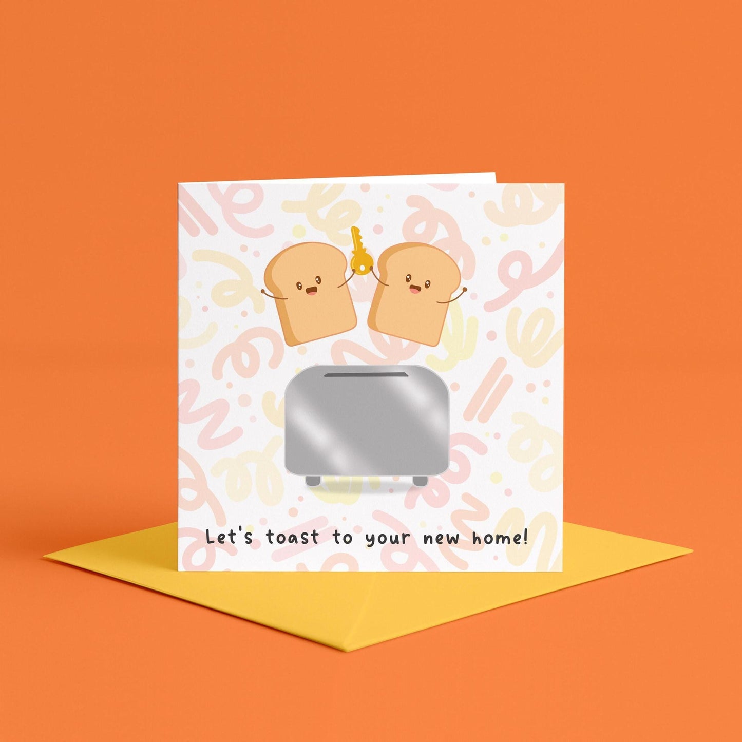 Toast Your New Home Card | New Home Card, Housewarming Gift, Cute New Home Card, Housewarming Pun Card, Cute Personalised Housewarming Card