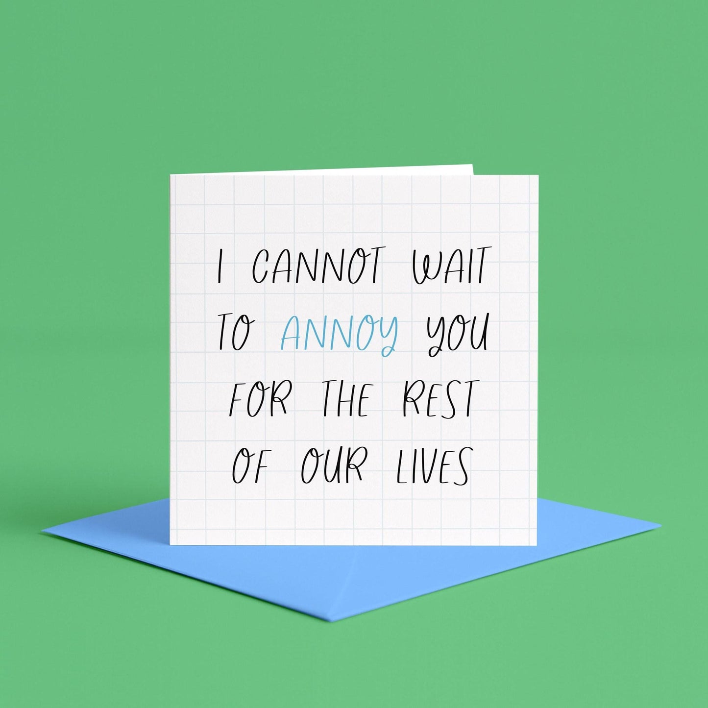 Can’t Wait To Annoy You Forever Card | Funny Anniversary Cards, Cheeky Boyfriend Card, Funny Boyfriend Anniversary Card, Love You Forever