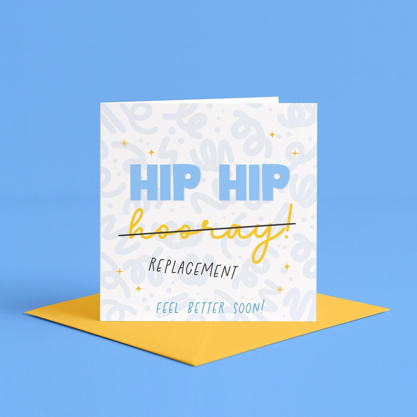 Hip Hip Replacement Card | Funny get well hip replacement card, get well hip replacement, congratulations on your new hip card, hip surgery
