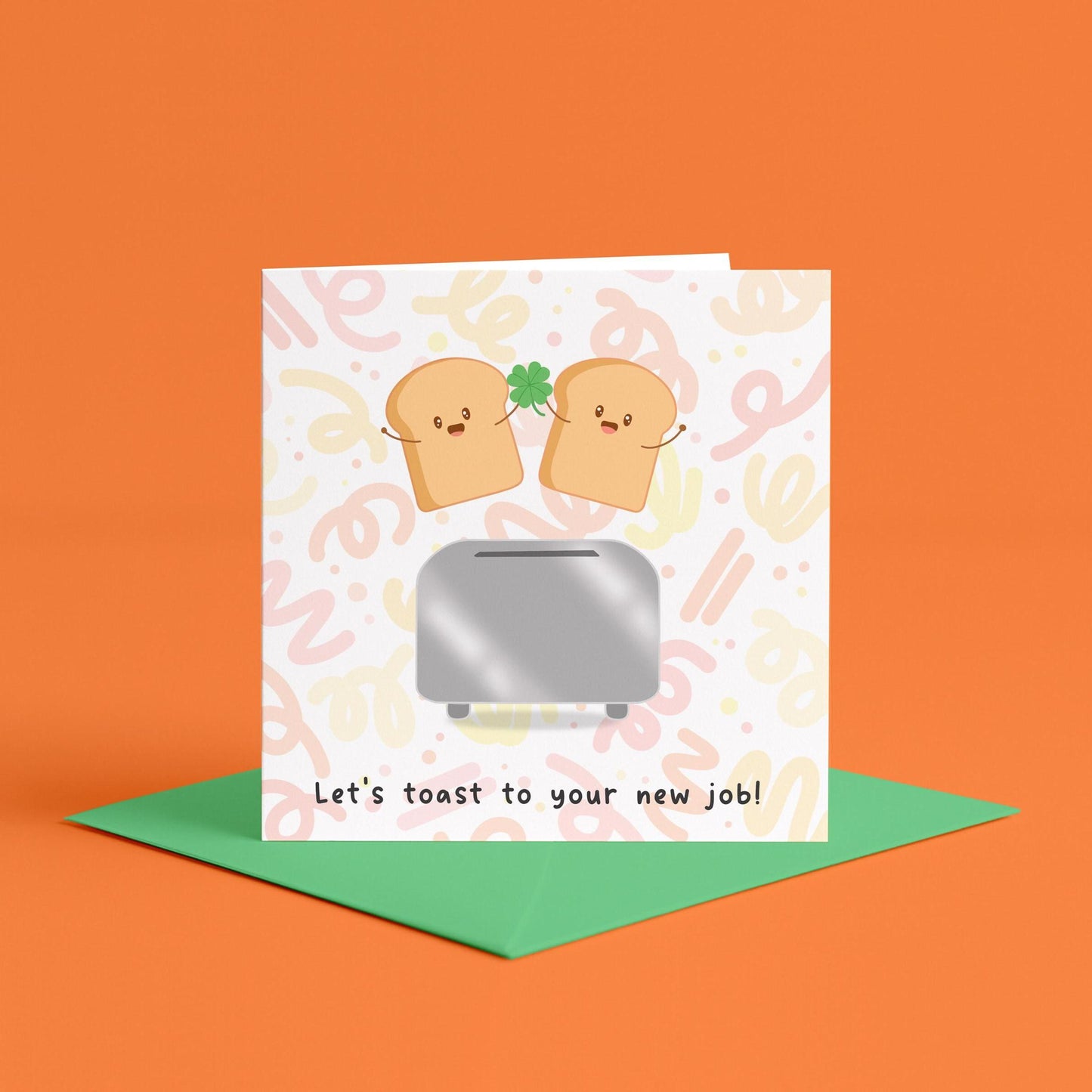 Let’s Toast to Your New Job Card | Cute Career Change Card, Leaving Card for Work Bestie, Good Luck Card, Colleague Leaving New Job Card