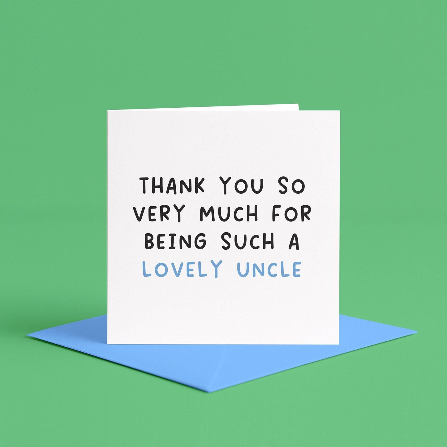 To The Best Uncle card, Thank You Card for uncle, Best uncle birthday card, happy birthday uncle card, from niece, from nephew, for uncle