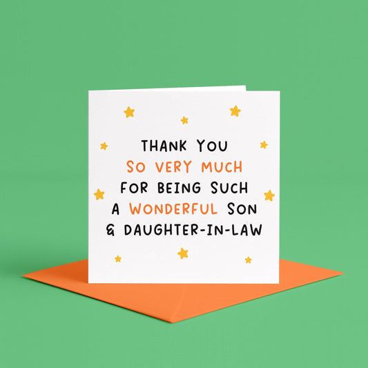 To My Son and Daughter In Law On Your Anniversary, Son and Daughter Wedding Day, To My Son and His Wife Card, To Son and His Girlfriend Card