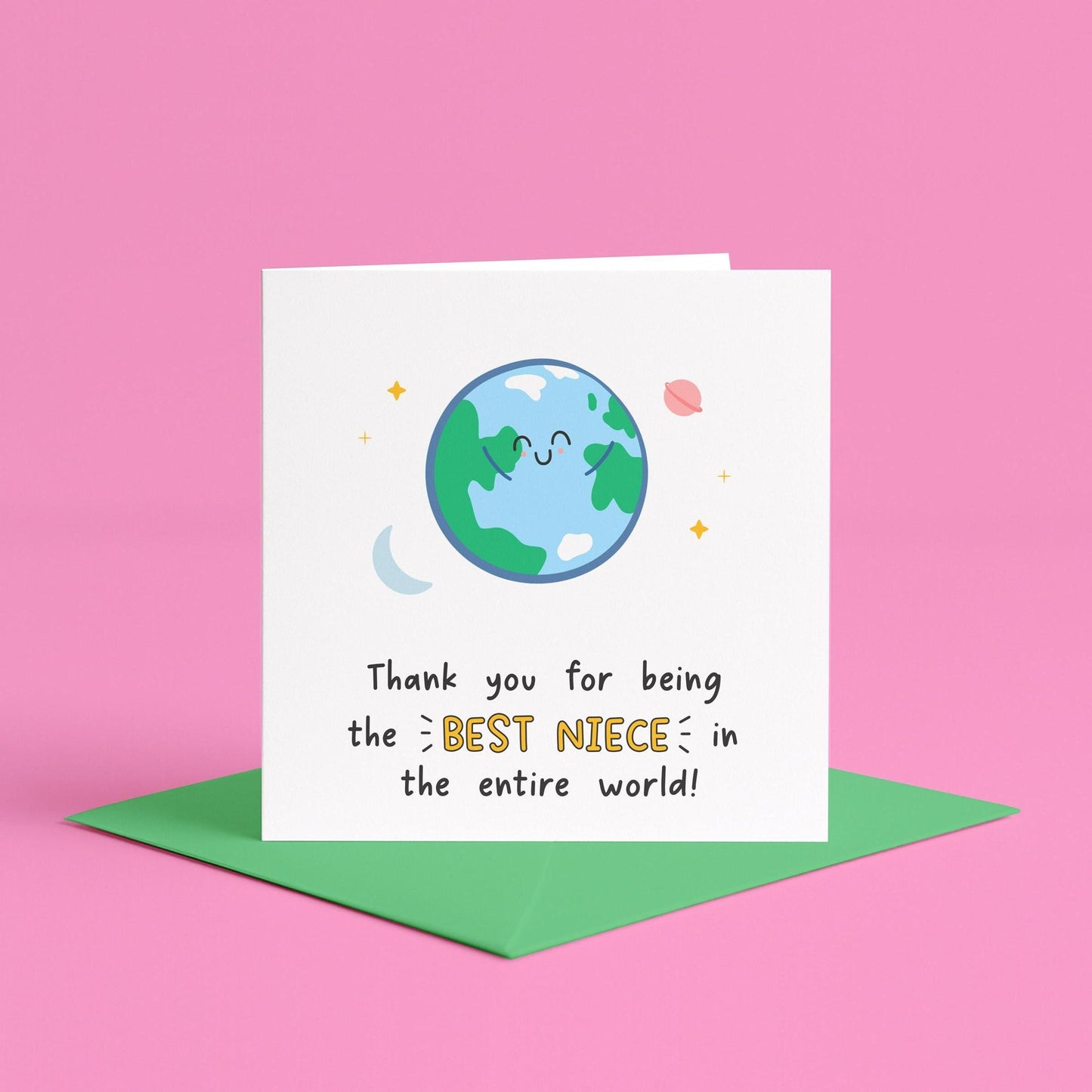 Best Niece In The World Card | Happy Birthday To My Niece Card, Nieces Birthday Card, Card for Niece, To The Best Niece, Niece Birthday Card