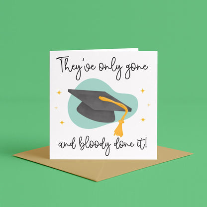 Non Binary Graduation Card | Graduation Card For They/Them, Well Done On Graduating LGBTQ Card, Non Gendered Graduation Card, No Gender