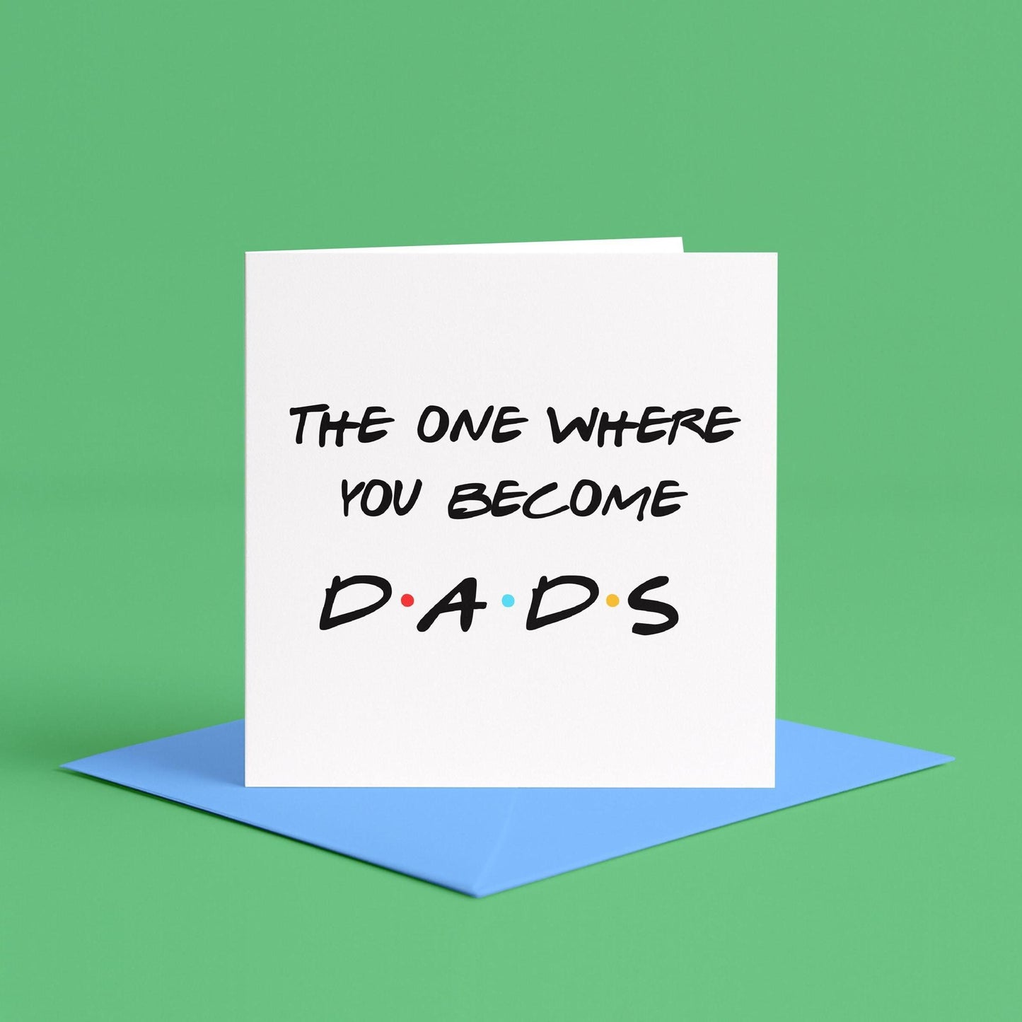 The One Where You Become Dads Card | Congratulations Card for Two Dads, Adoption card for two dads, you're going to be dads card, two dads