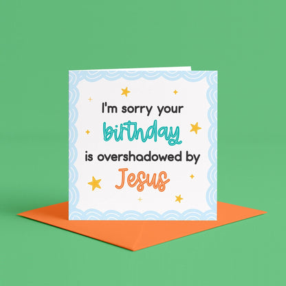 Sorry Your Birthday's on Christmas Card | Merry Birthmas Card, Funny joint Christmas Birthday Card, Born on Christmas, Xmas Birthday Card
