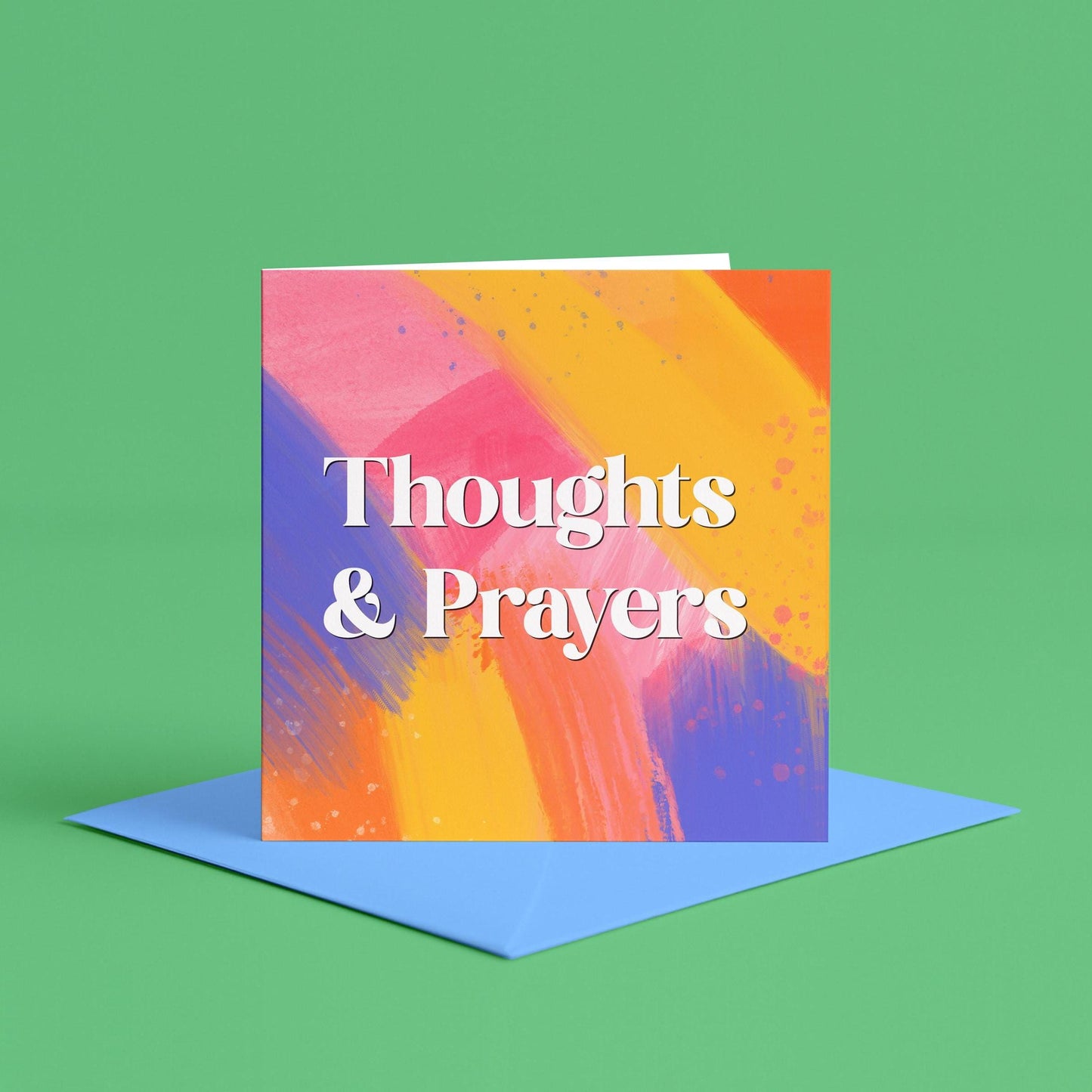 Sending Thoughts and Prayers Card | You Are In Our Thoughts And Prayers Card, Unique Sympathy Cards,  Praying for You Card, Well Wishes
