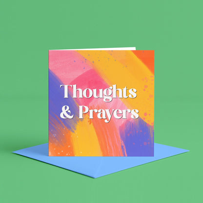 Sending Thoughts and Prayers Card | You Are In Our Thoughts And Prayers Card, Unique Sympathy Cards,  Praying for You Card, Well Wishes