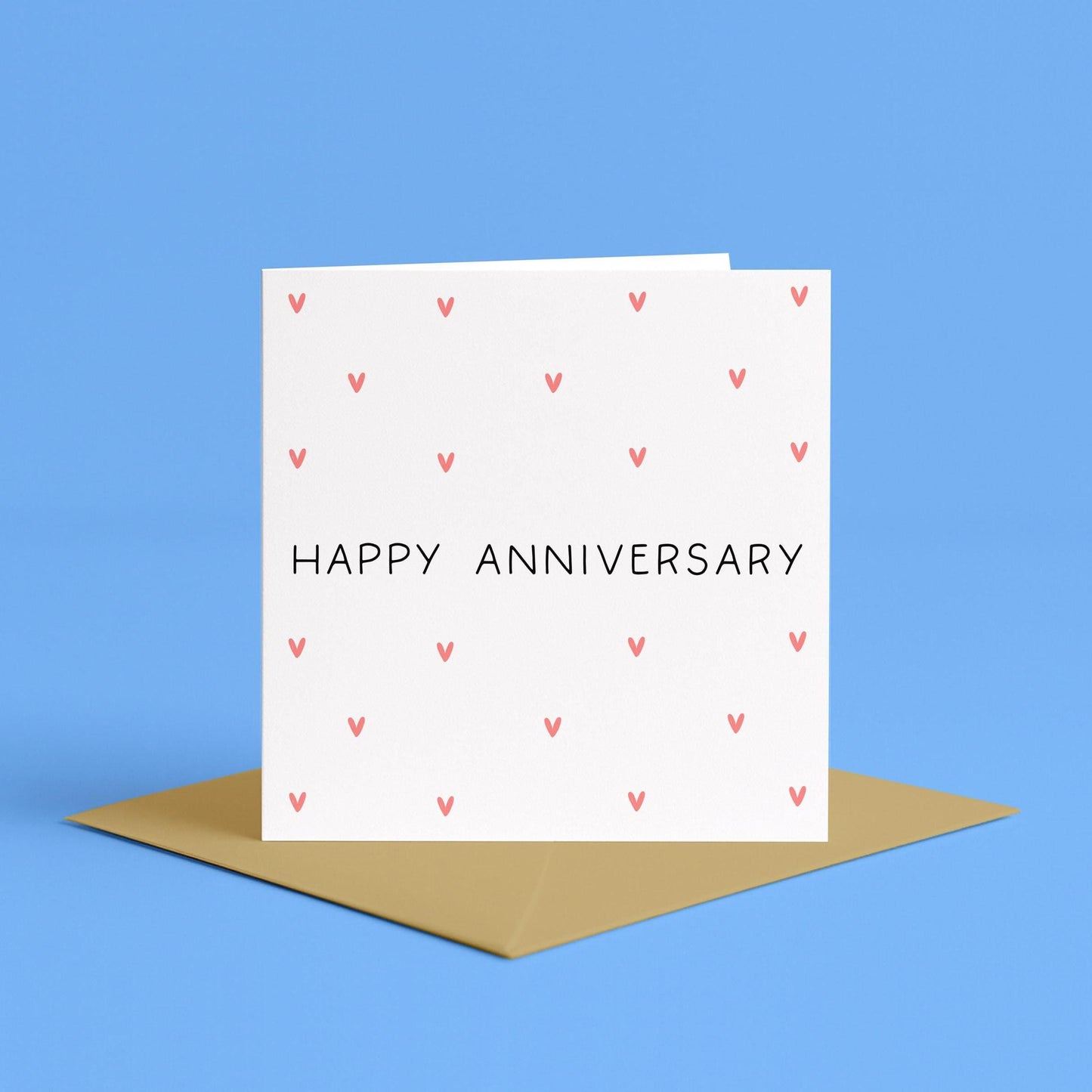 Simple Anniversary Love Card | Romantic Classic Anniversary Card, Cute Anniversary Card, Happy You And Me Day, Anniversary Card for Wife