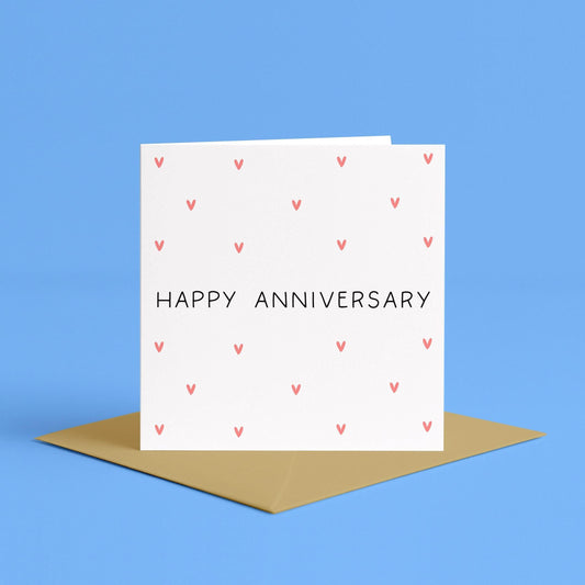 Simple Anniversary Love Card | Romantic Classic Anniversary Card, Cute Anniversary Card, Happy You And Me Day, Anniversary Card for Wife