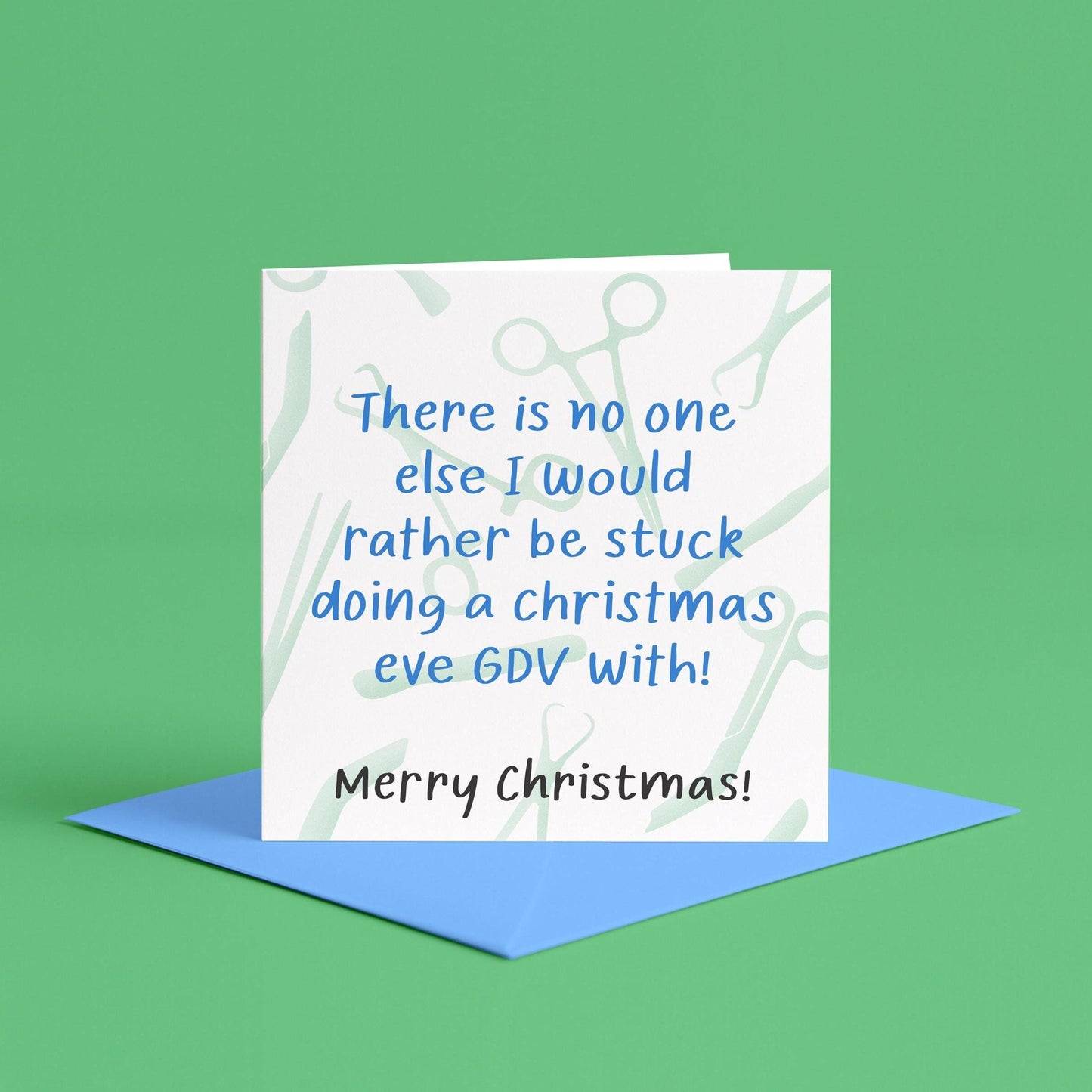 Funny Veterinary Christmas Cards | Christmas Eve GDV Card, Christmas Card Vet Med, Vet Nurse Xmas Cards, Veterinary Christmas Pun Cards